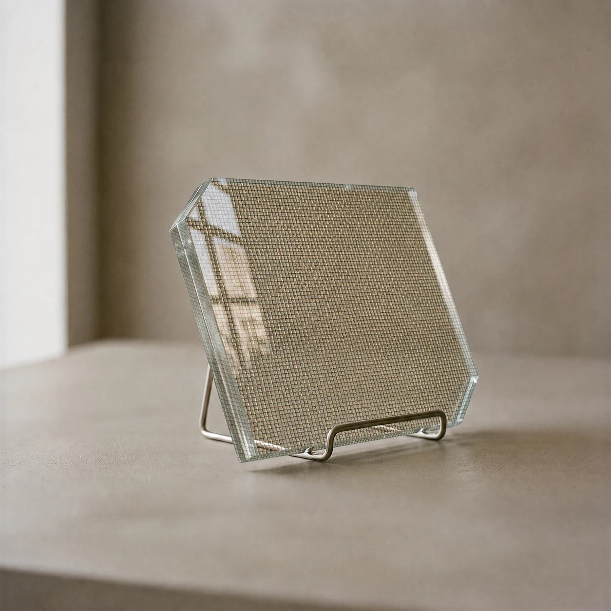 Malla Serie A Qubo — muestra completa en soporte